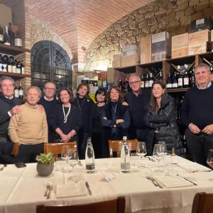 I Commandeurs all'Antica Filanda nella cantinetta