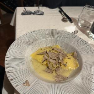Antica Filanda, i ravioli con tartufo