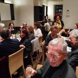il Coordinatore Territoriale alla cena conviviale fondativa di Roma 2023