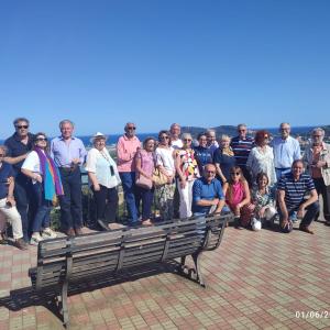 I Commandeurs sul belvedere di  Monte Urpino a Cagliari